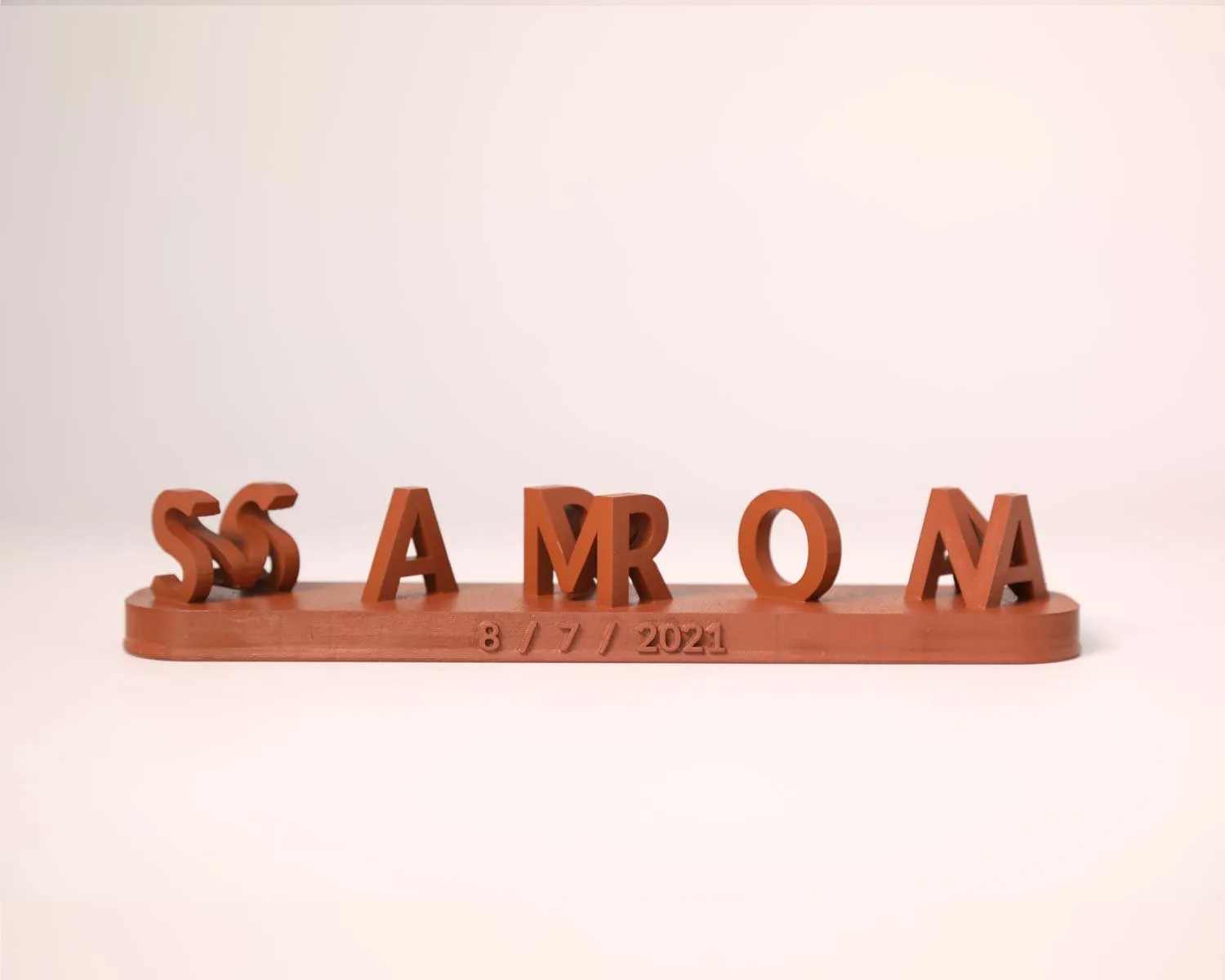Personlig 3D Namnpresent