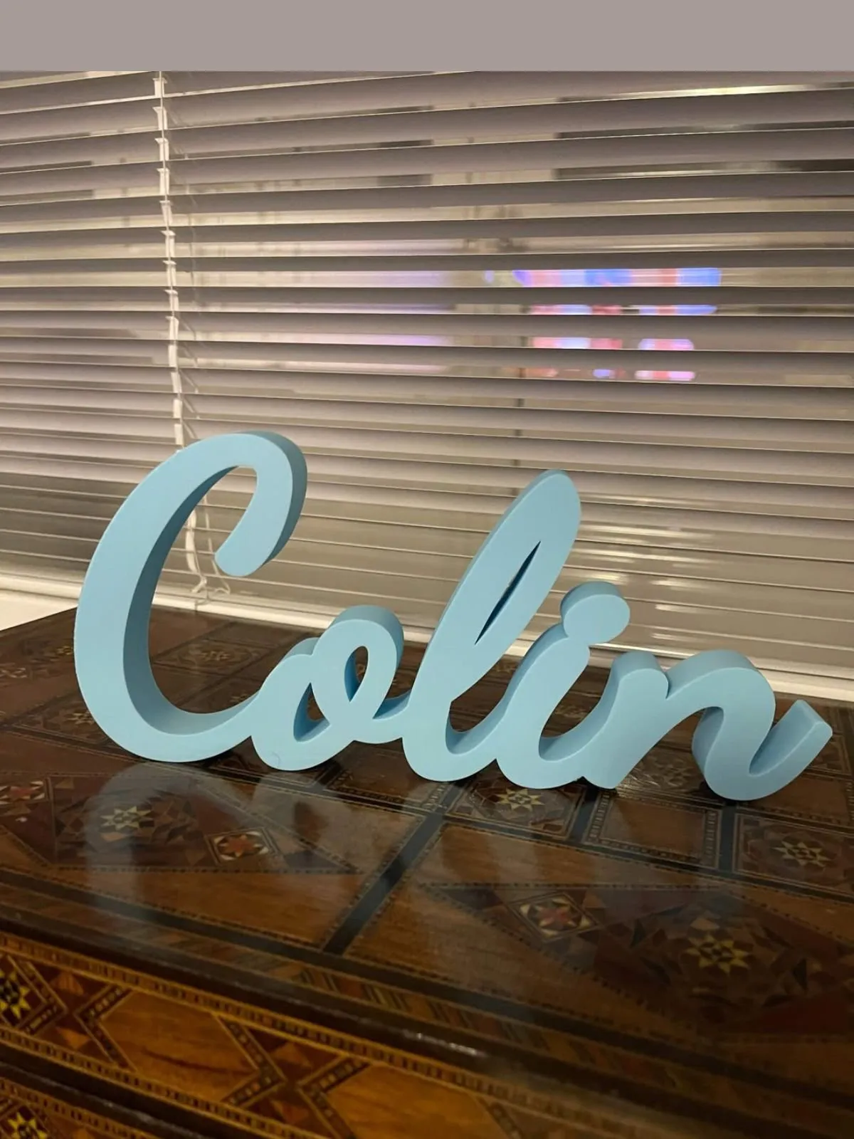 Personalized 3D Standing Nameplate!