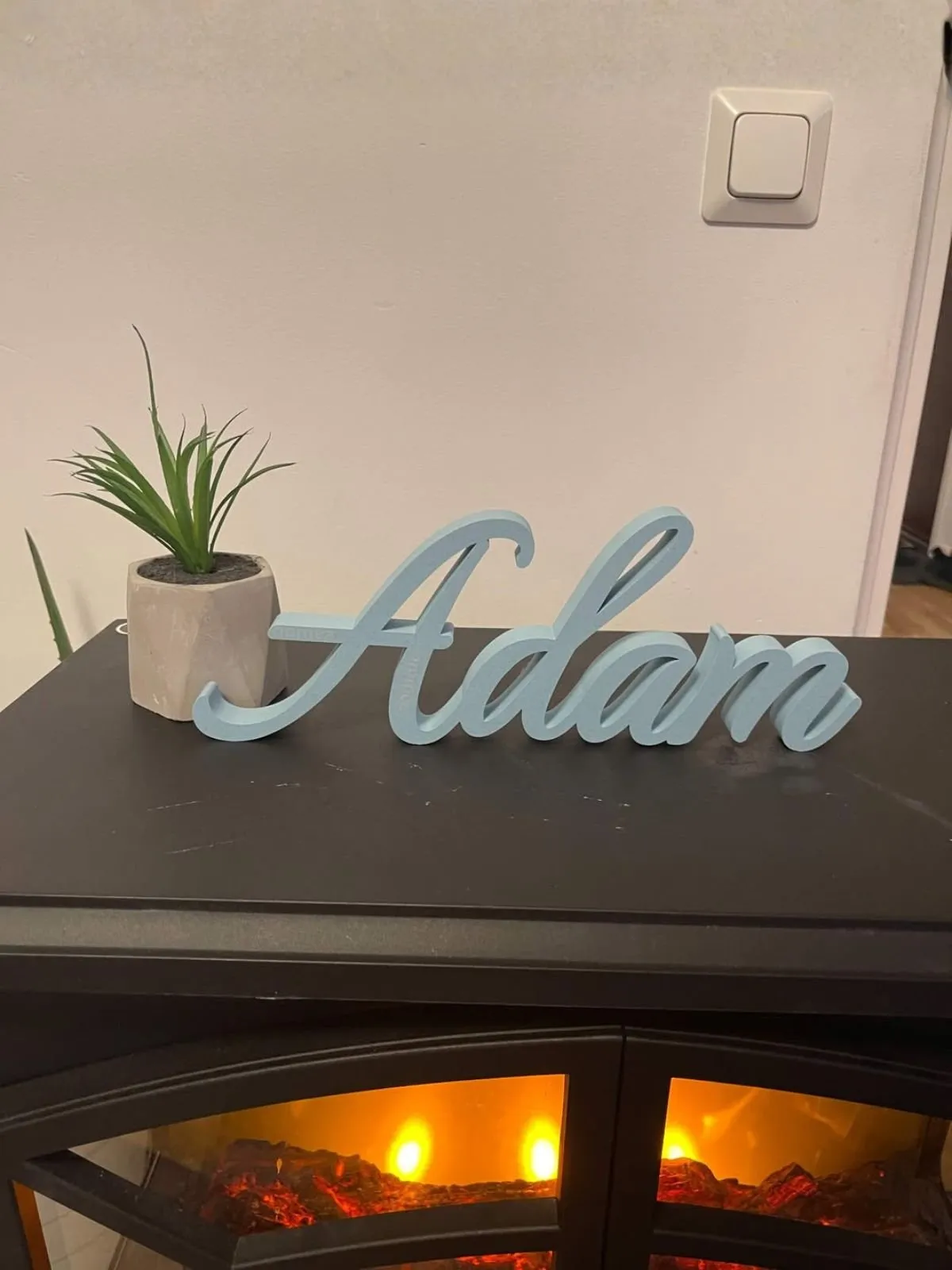 Personalized 3D Standing Nameplate!