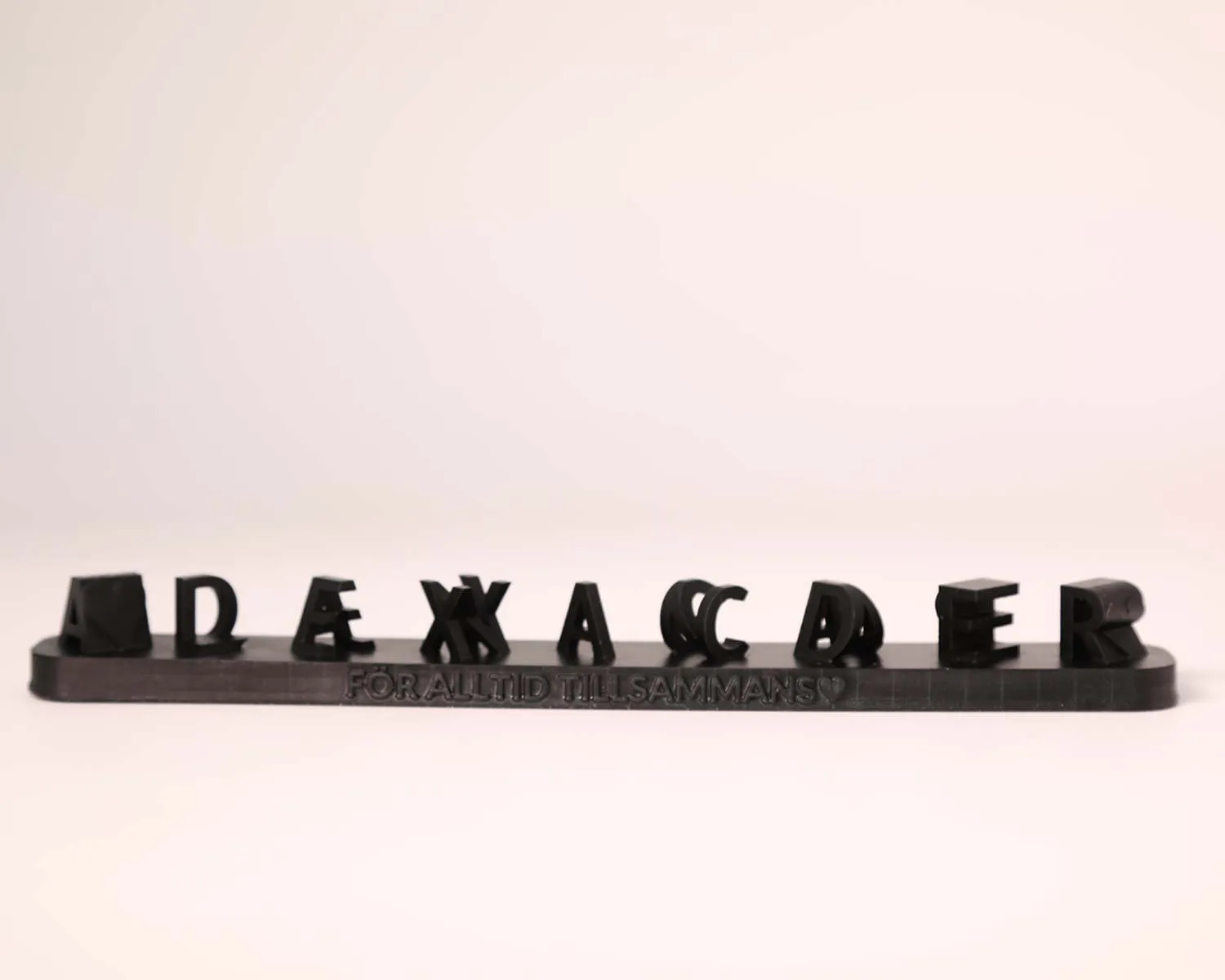 Personlig 3D Namnpresent