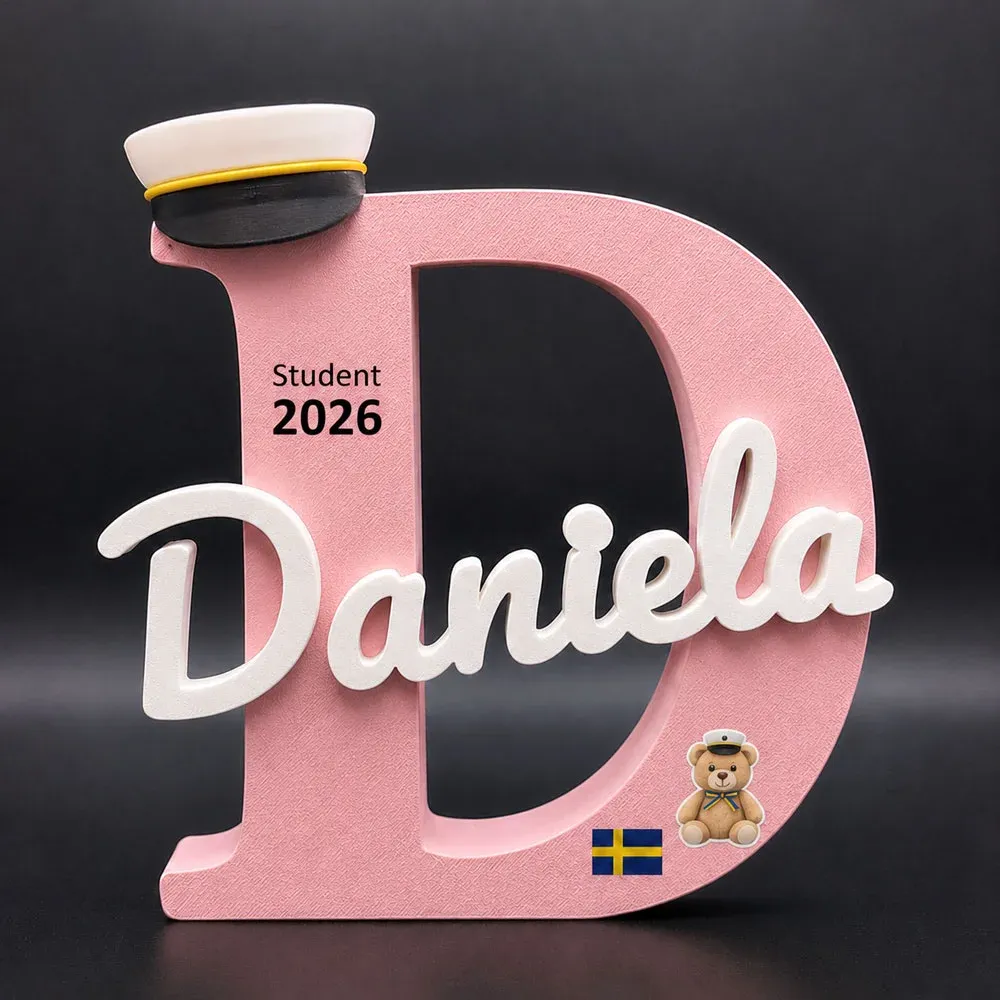 3D Standing Name Plaque