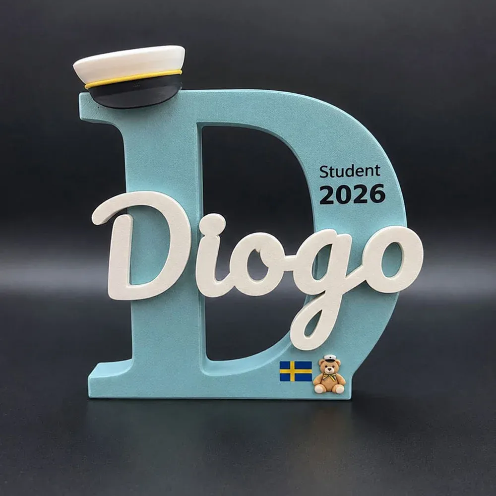 3D Standing Name Plaque