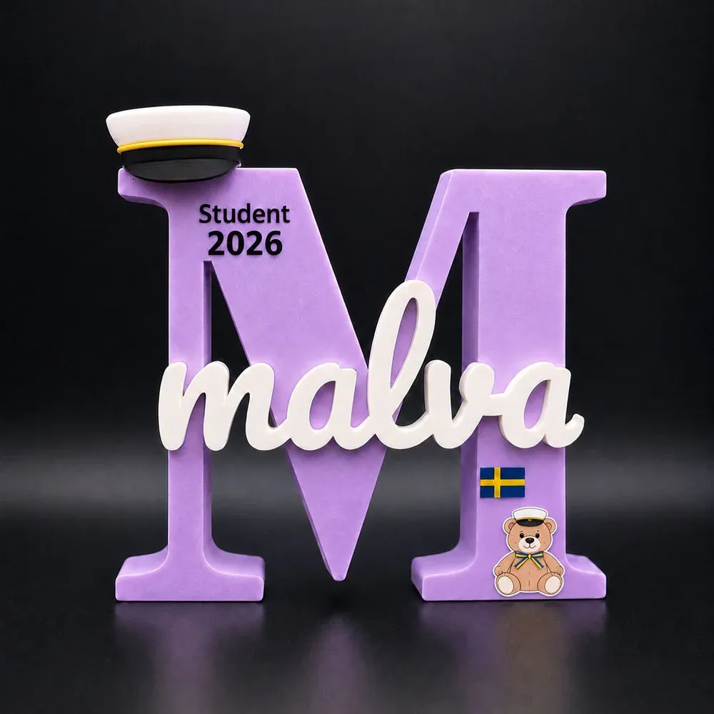 3D Standing Name Plaque